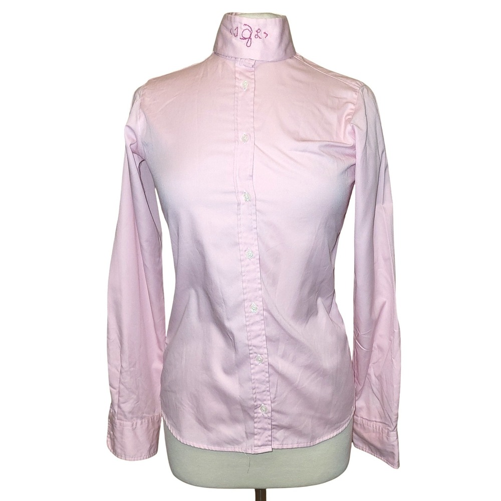 R J Classics Essential Collection Pink Hunter Jumper Equestrian Girl's Blouse 18